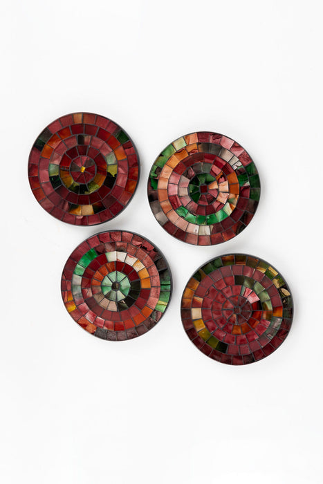Desert Dusk Mosaic Coasters 3