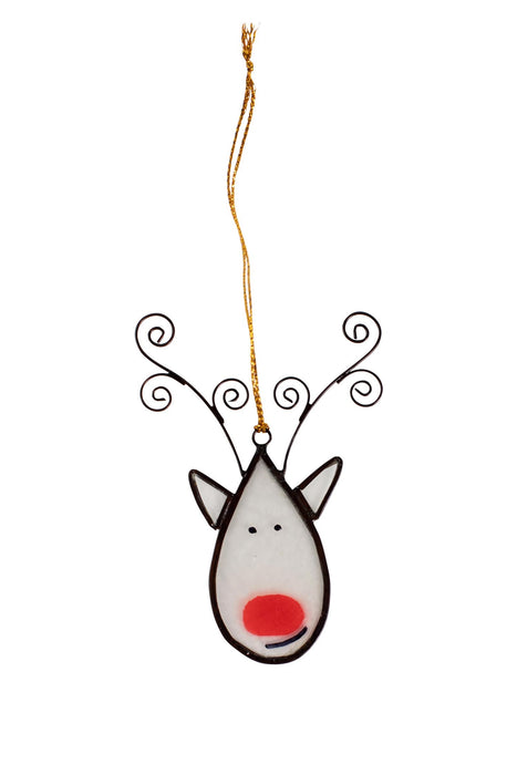 Reindeer Capiz Ornament 1