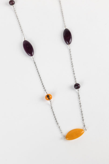 Amethyst Hues Tagua Necklace 2