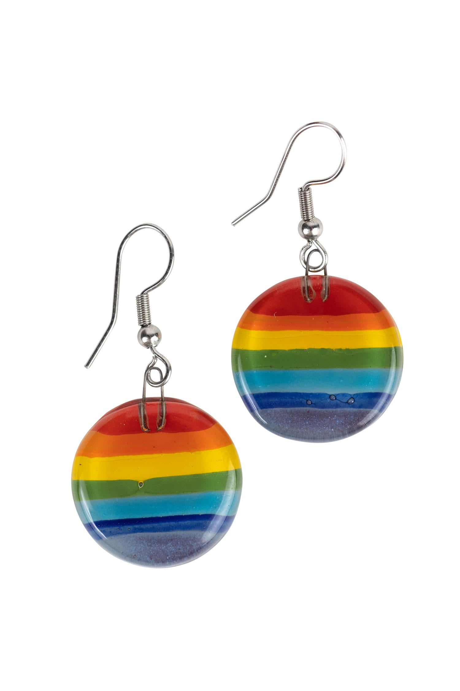 Glass Rainbow Earrings - Ten Thousand Villages
