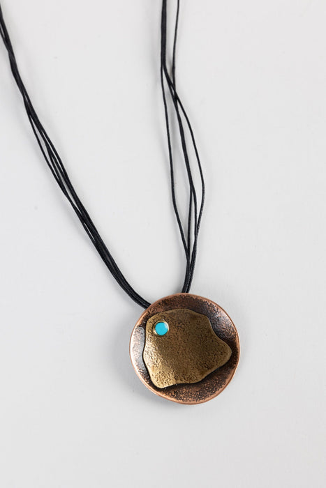 Adrift - Hammered Copper Necklace 2