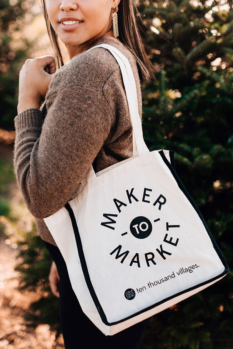 Maker To Market Organic Cotton Reusable Bag 3