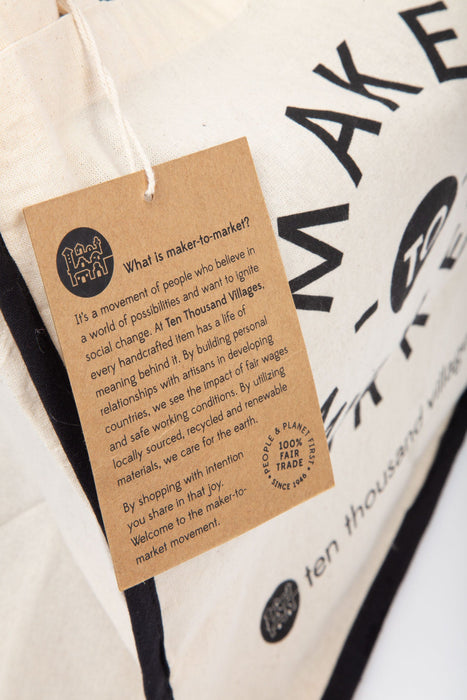 Maker To Market Organic Cotton Reusable Bag 4