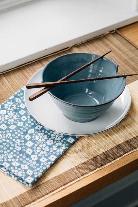 Chopsticks & Blue Bowl Set 2