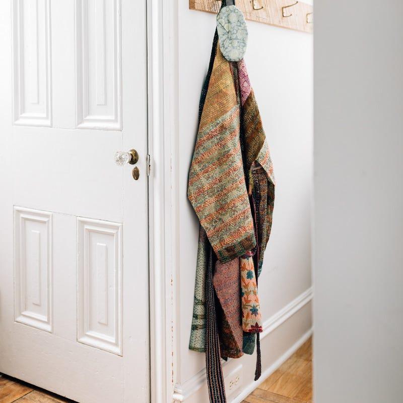Kantha Stitch Sari Bathrobe - Ten Thousand Villages