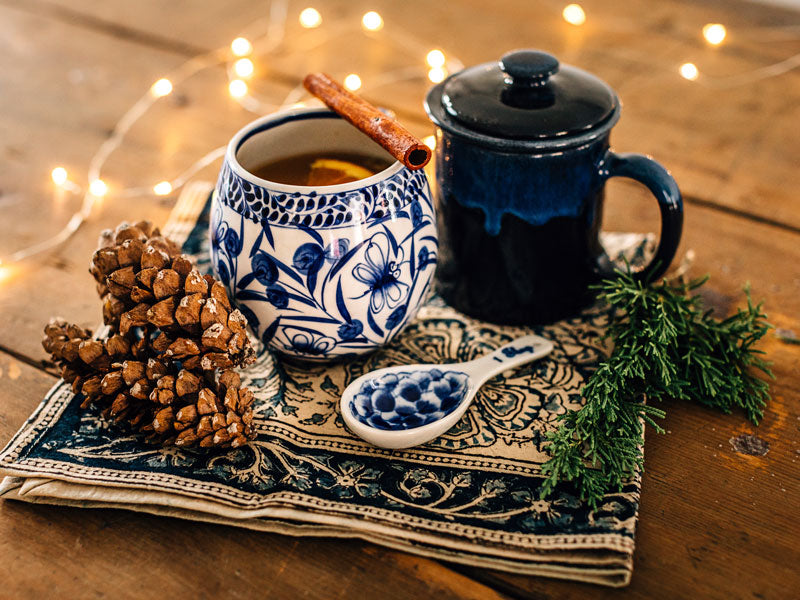 Warm Mulled Cider with Star Anise