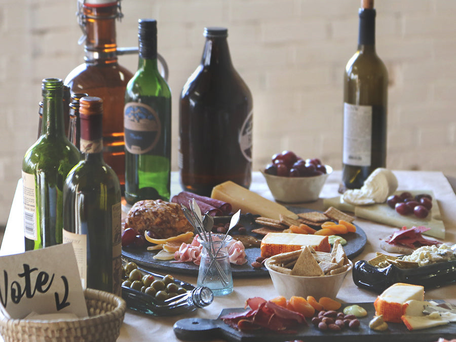 How to plan a not-so-traditional wine and cheese engagement party