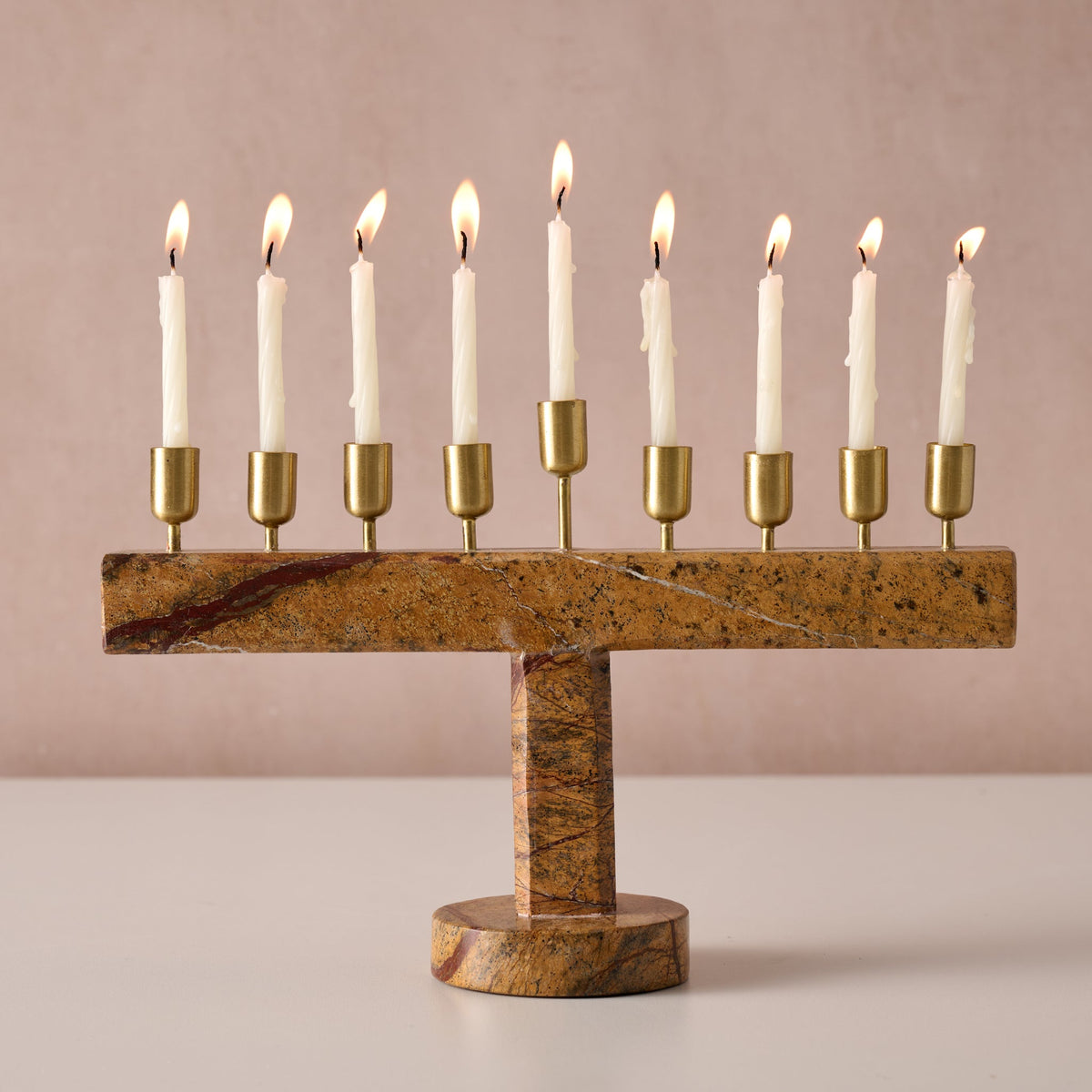 Handcrafted Menorahs
