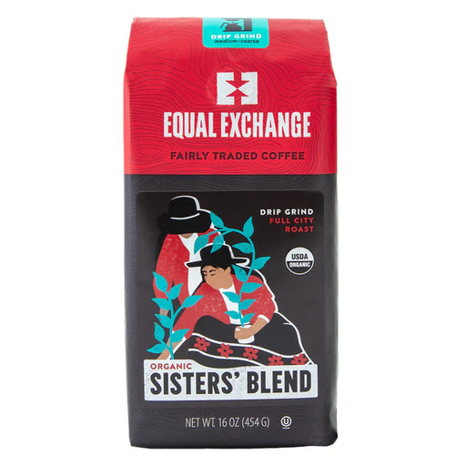 Equal Exchange Organic Sisters' Blend Coffee, drip grind