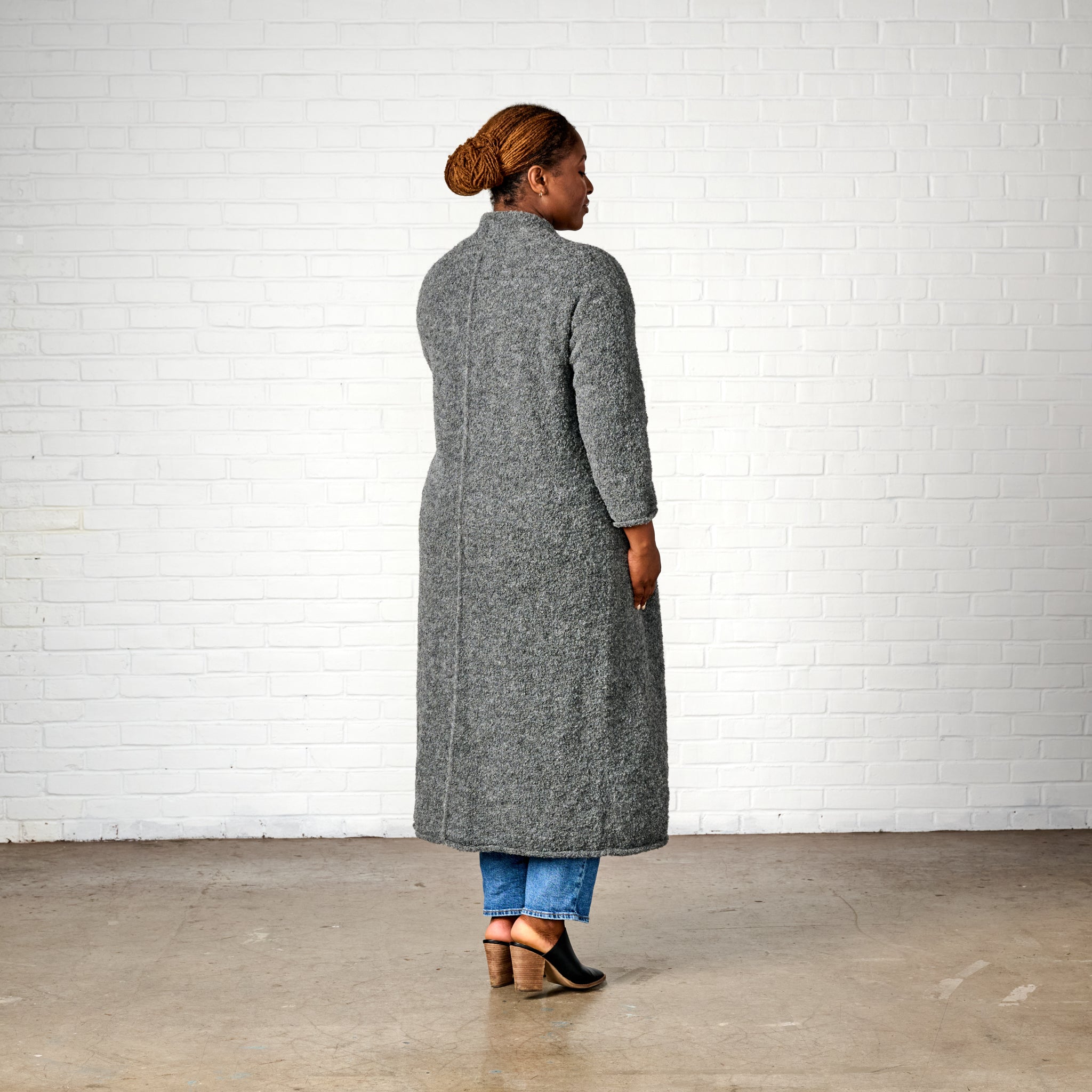 Alpaca Wool Duster Cardigan - Gray - Ten Thousand Villages