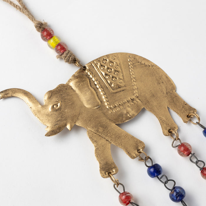 Bhaagy Lucky Elephant Recycled Iron Chime 2