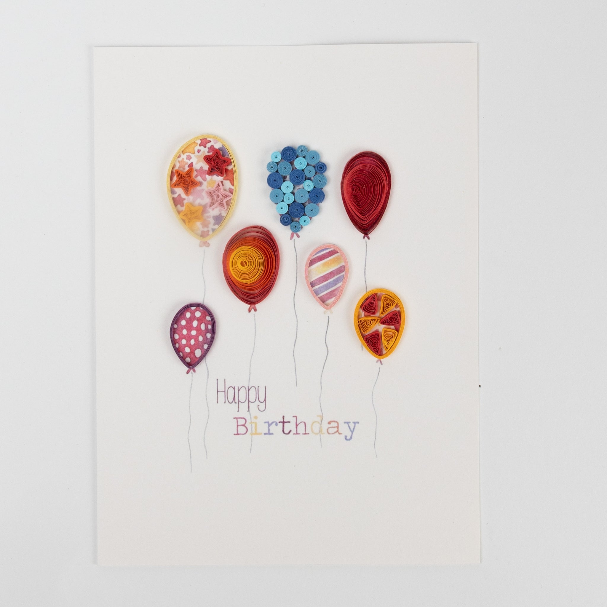 Happy Birthday Handmade Quilled Card - Ten Thousand Villages