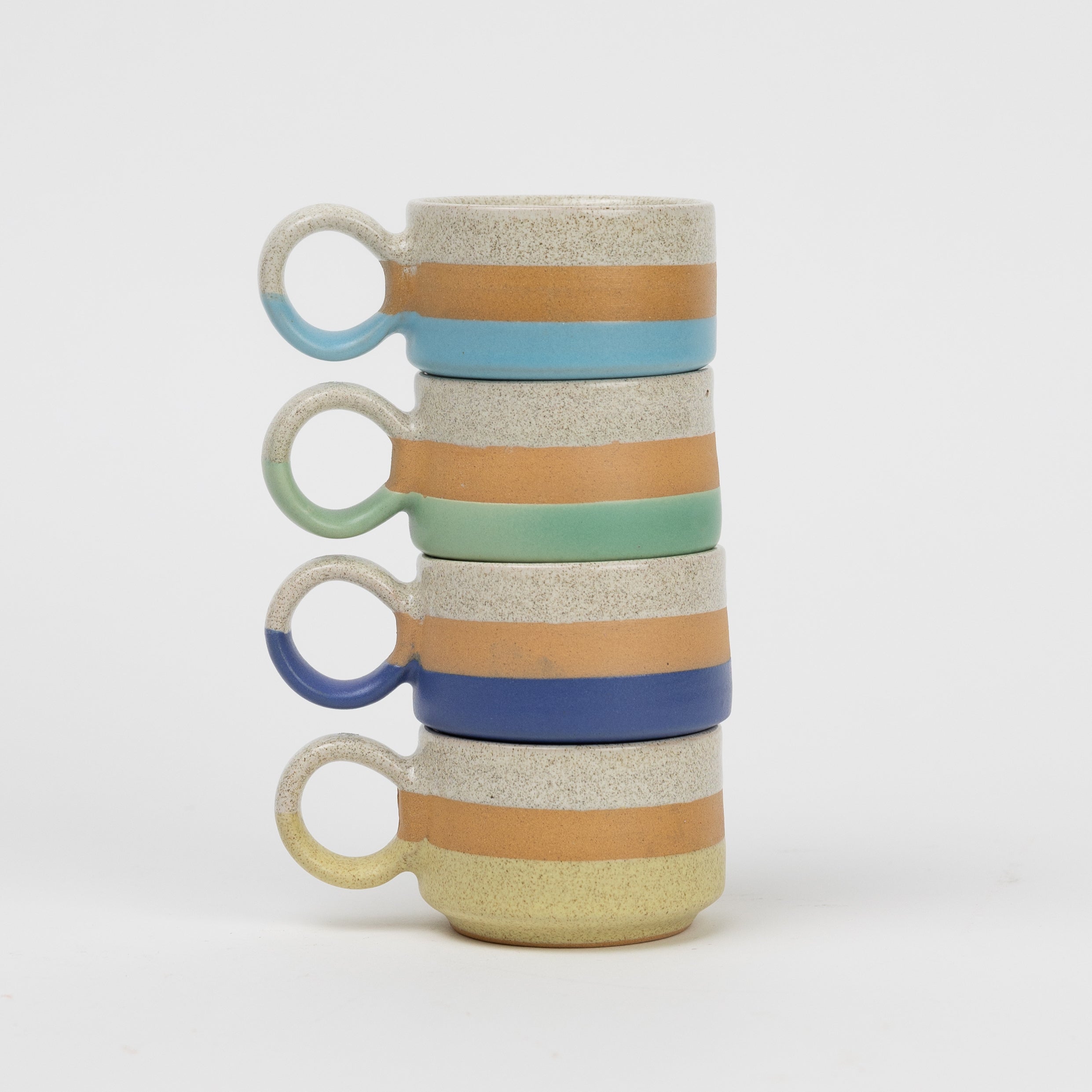 Kaphi Stacking Espresso Mug | Set of 4 - Ten Thousand Villages