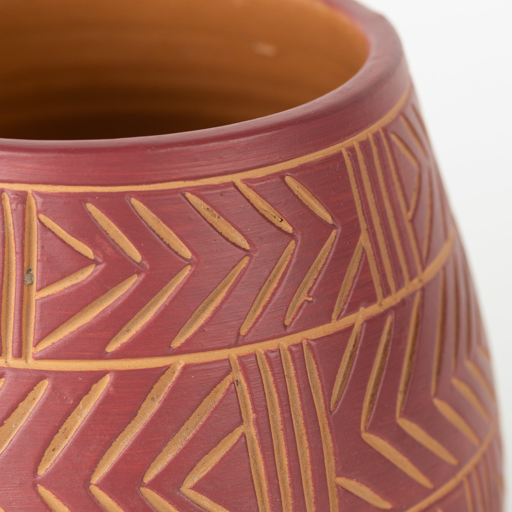 Hattaya Red Terracotta Planter with Feet - Ten Thousand Villages