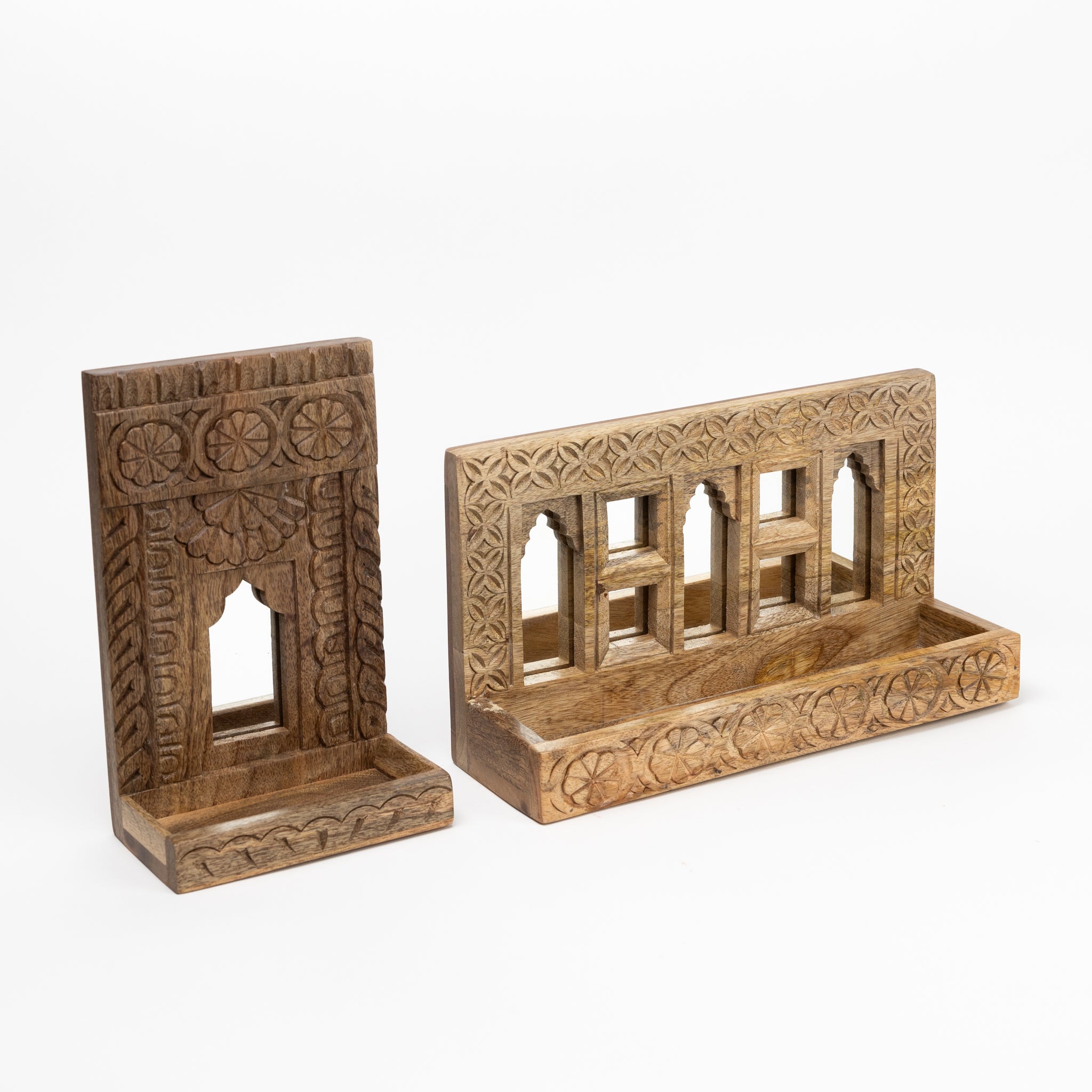 Dekhana Mango Wood Mirror Shelf - Ten Thousand Villages
