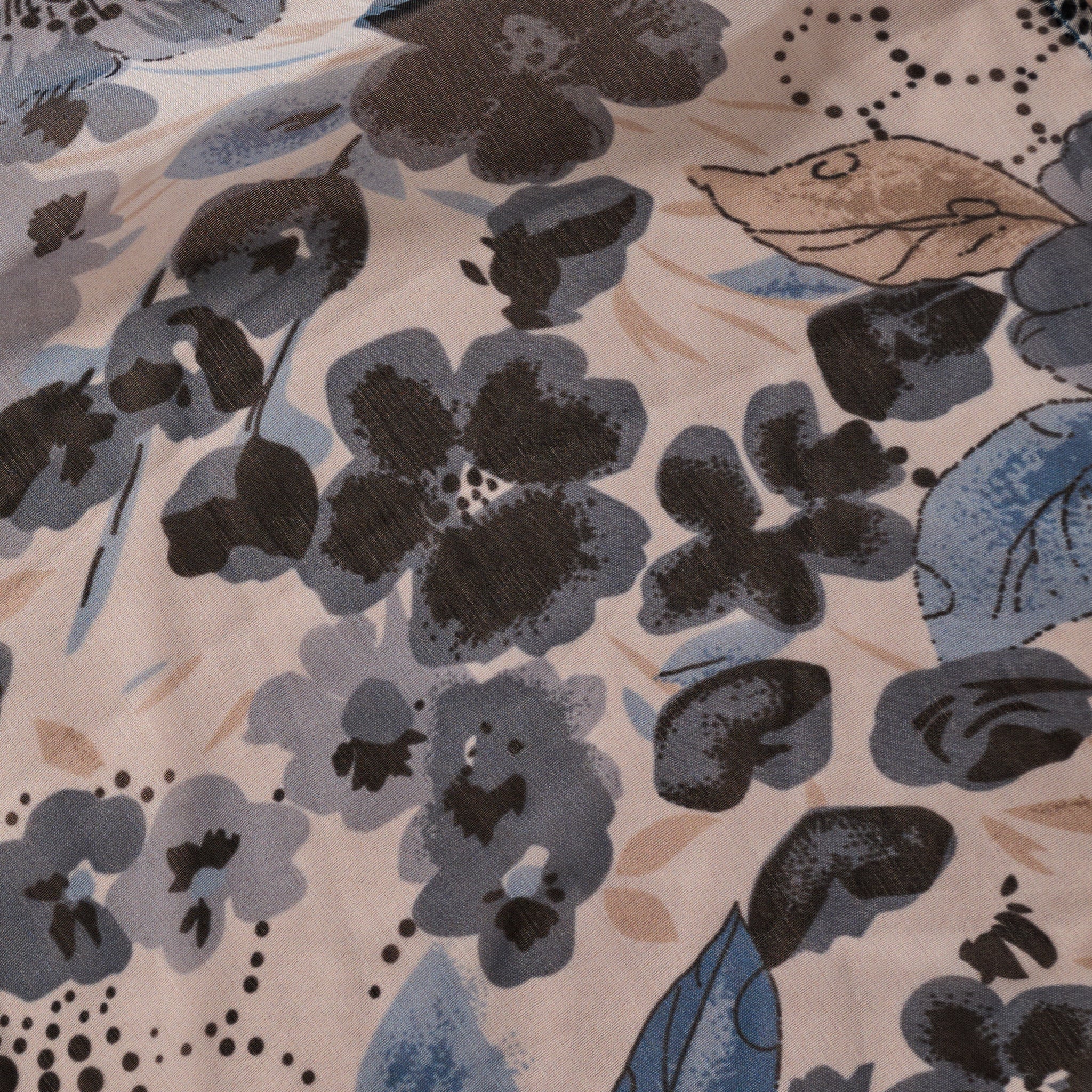 Samiti Floral Chiffon Scarf