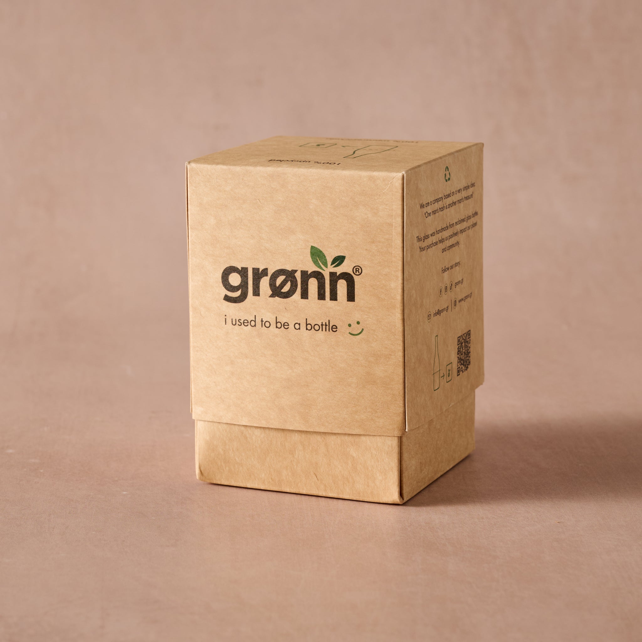 Gronn Upcycled Tumbler - 8 Oz Amber