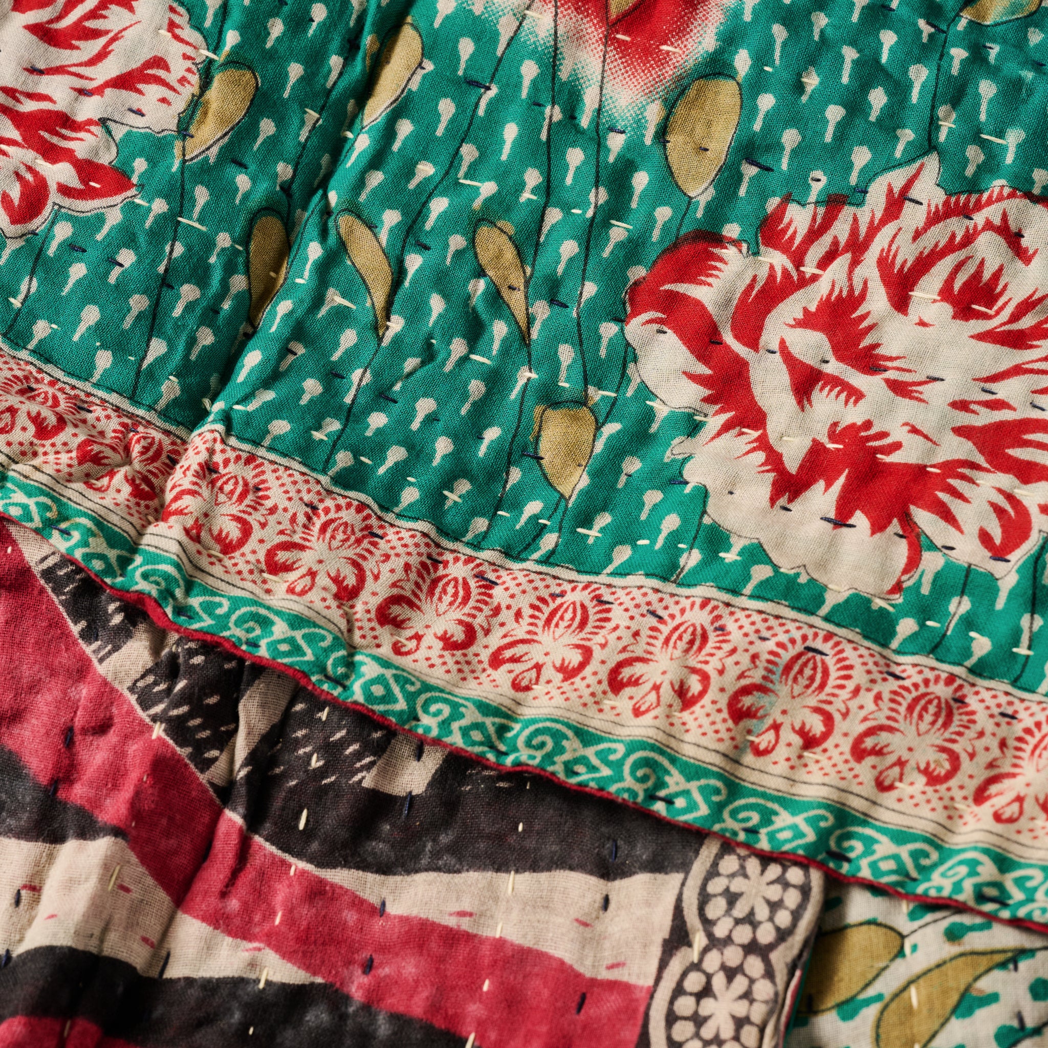 Ten Thousand Villages Sacred Sari Throw - Thumbnail 4