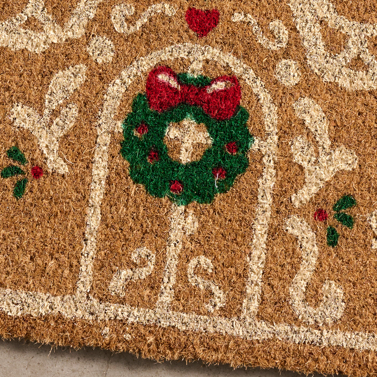 Garam Coir Gingerbread House Door Mat