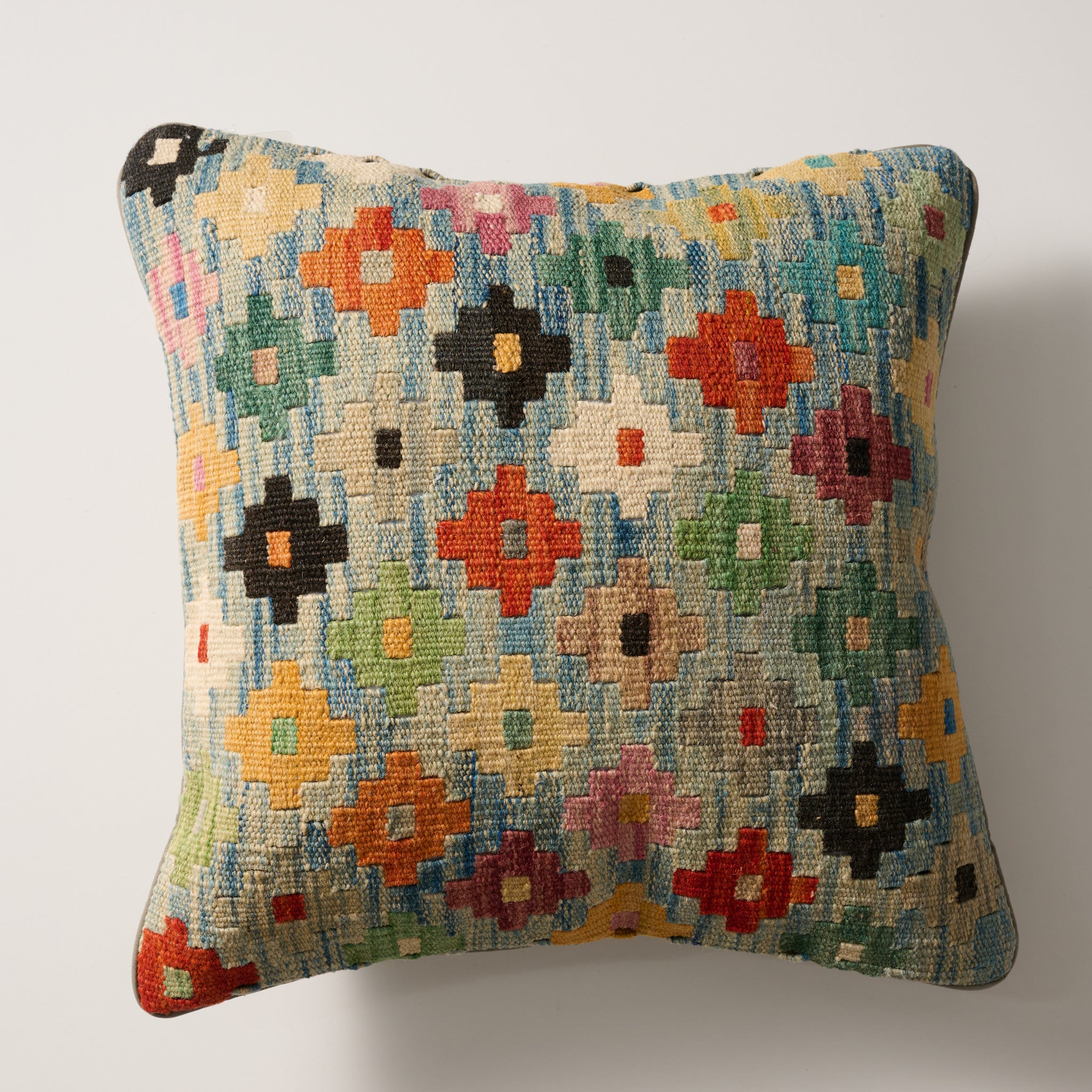 Kilim Natural Dye Pillow Cover - Landscape