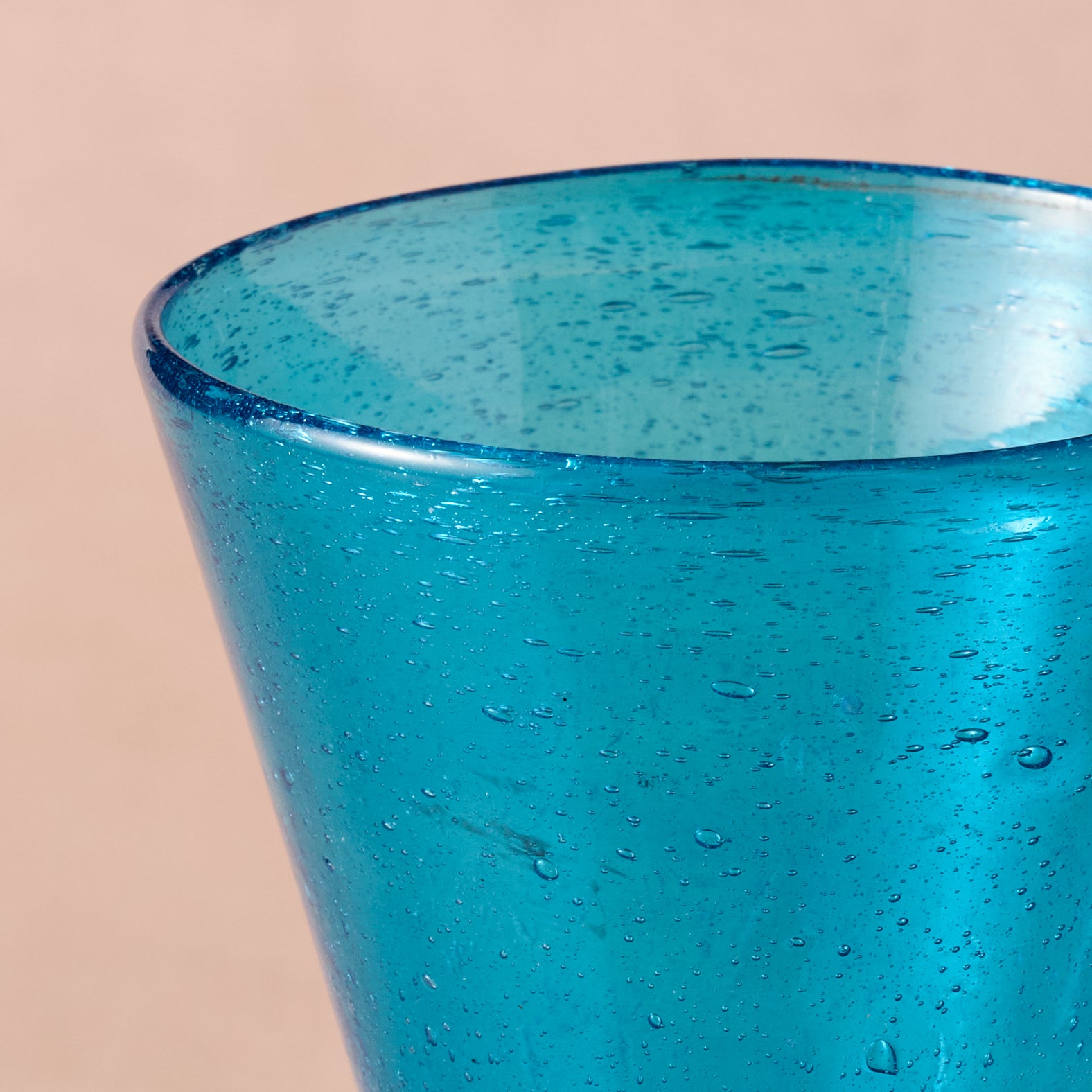 Sama Blue Handblown Cocktail Glass