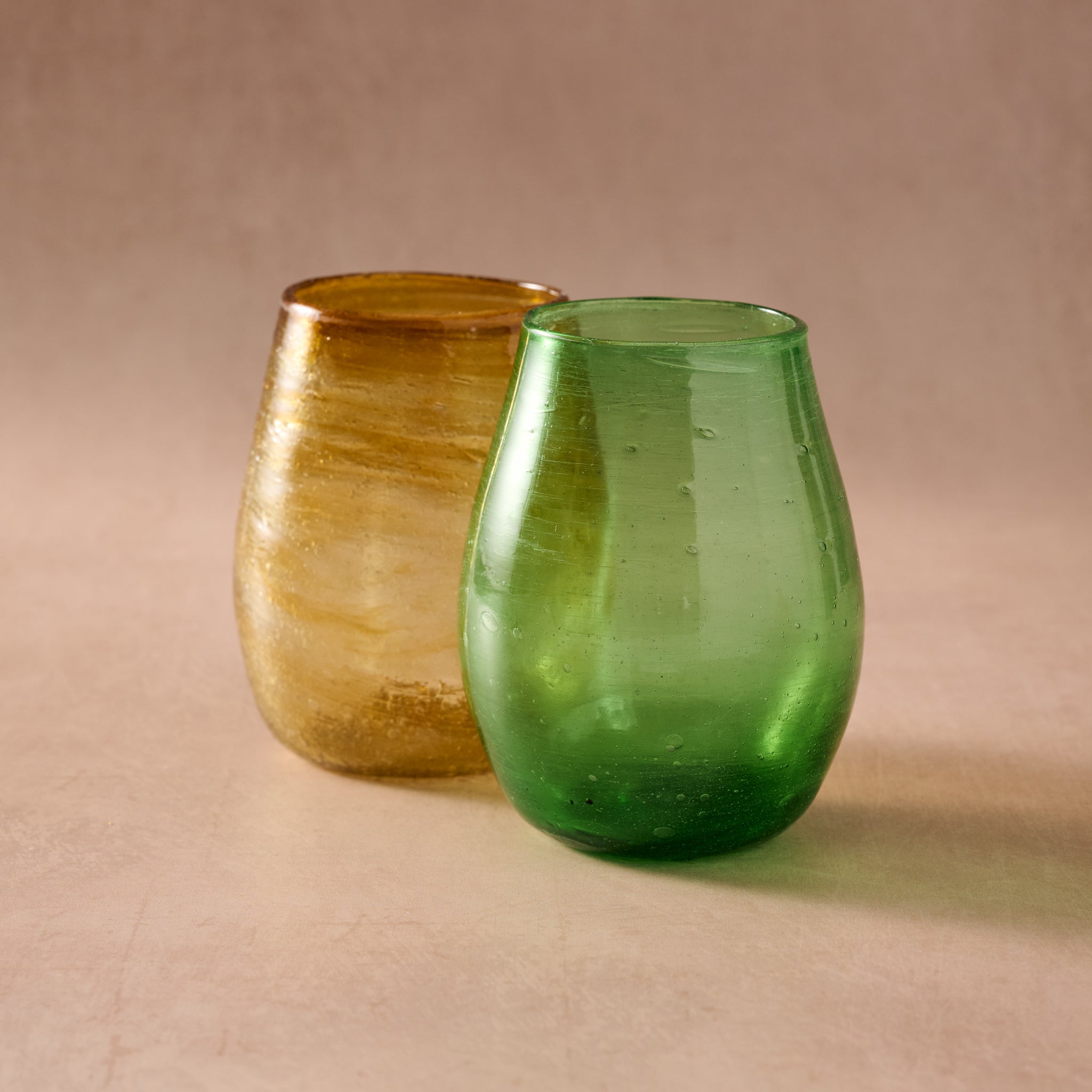Nabid Stemless Goblet - Green