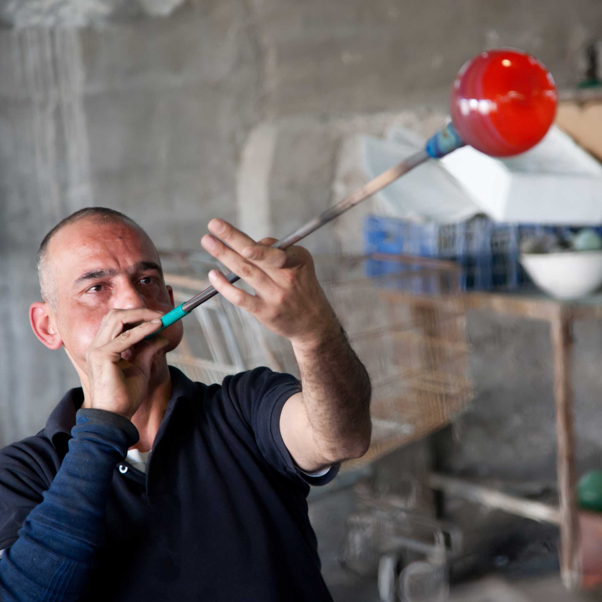 Phoenician Glass Goblet - Ten Thousand Villages