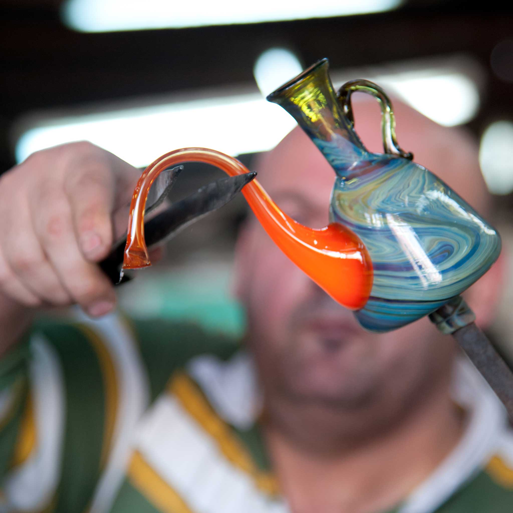 Phoenician Blue Decanter - Ten Thousand Villages