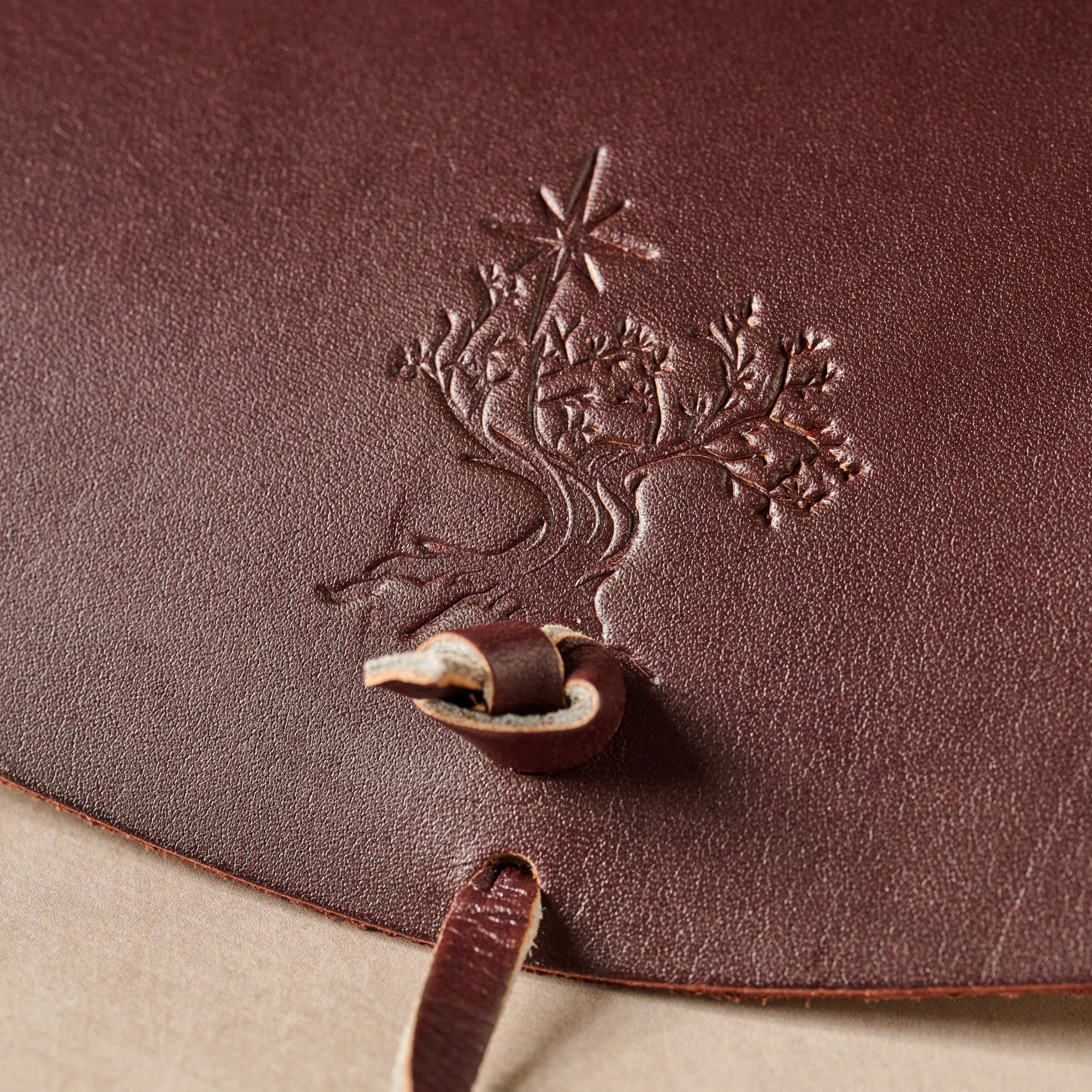 Asif Leather & Olive Wood Eyeglass Case - Ten Thousand Villages