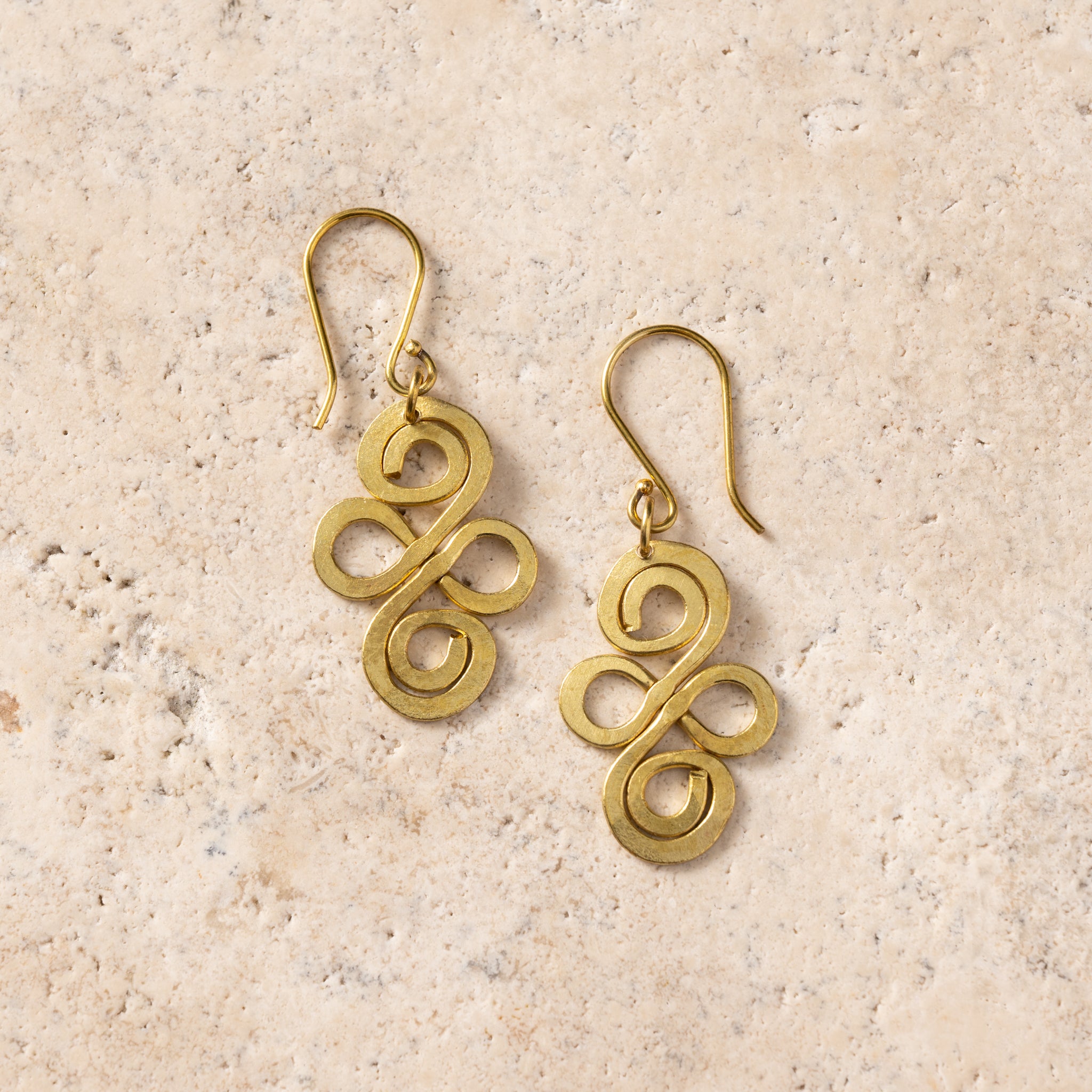 Nyoka Infinity Swirl Earrings - Ten Thousand Villages