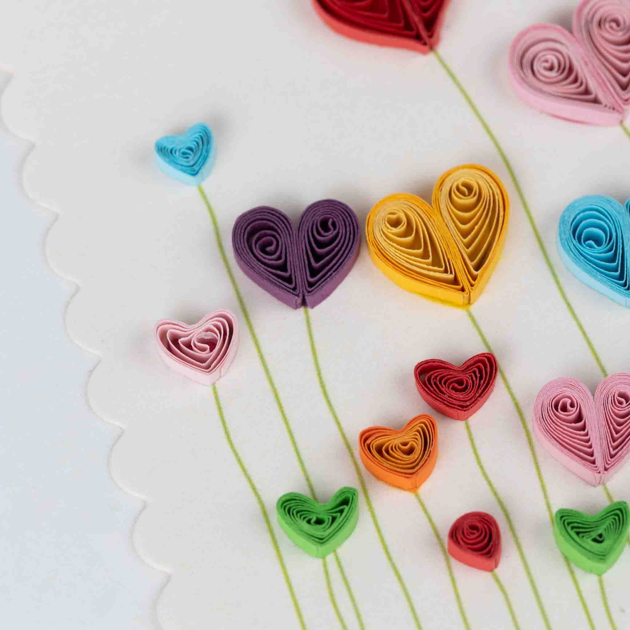 Happy Day! Quilled Greeting Card - Default Title (5405510)