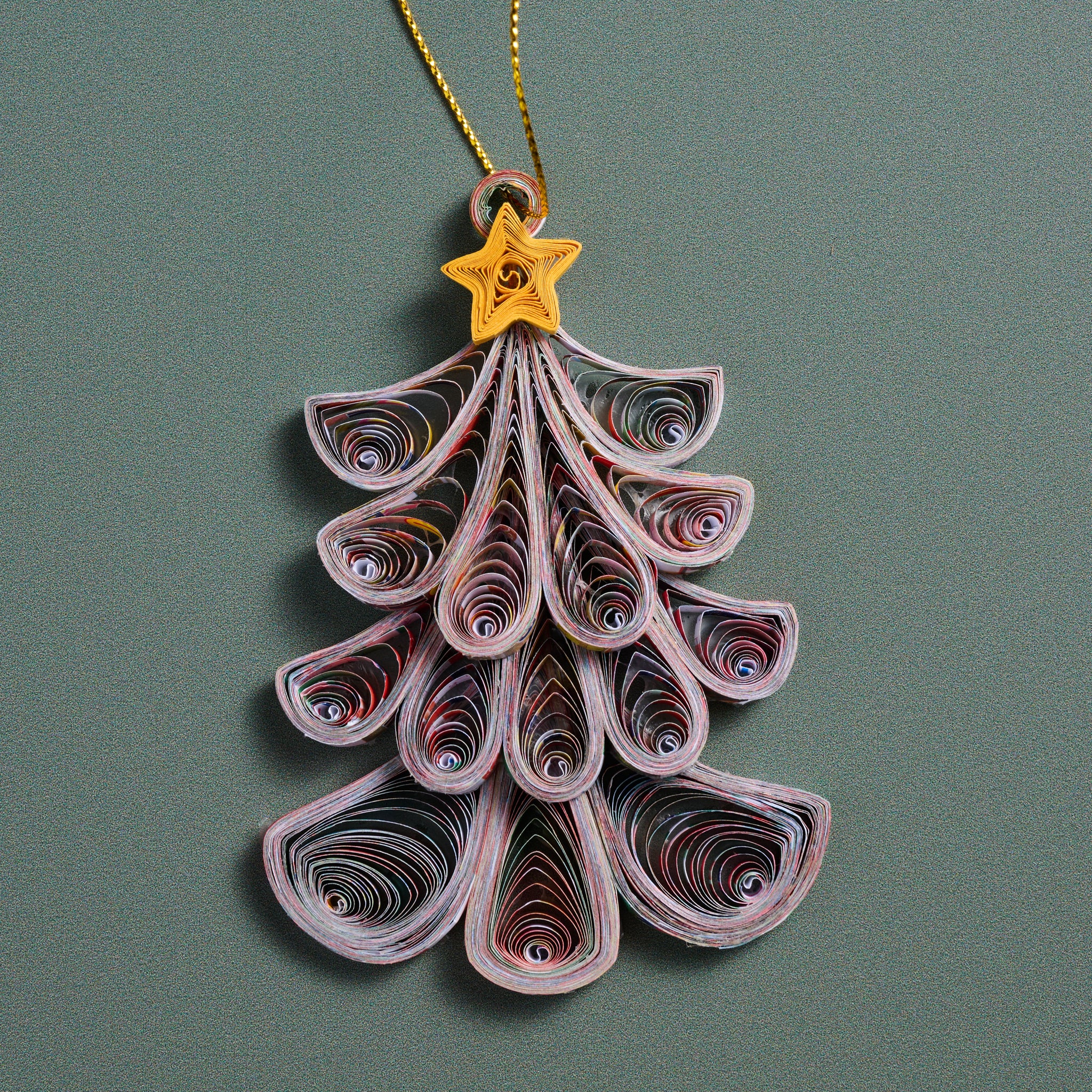 Quilled Fancy Tree Ornament - Ten Thousand Villages