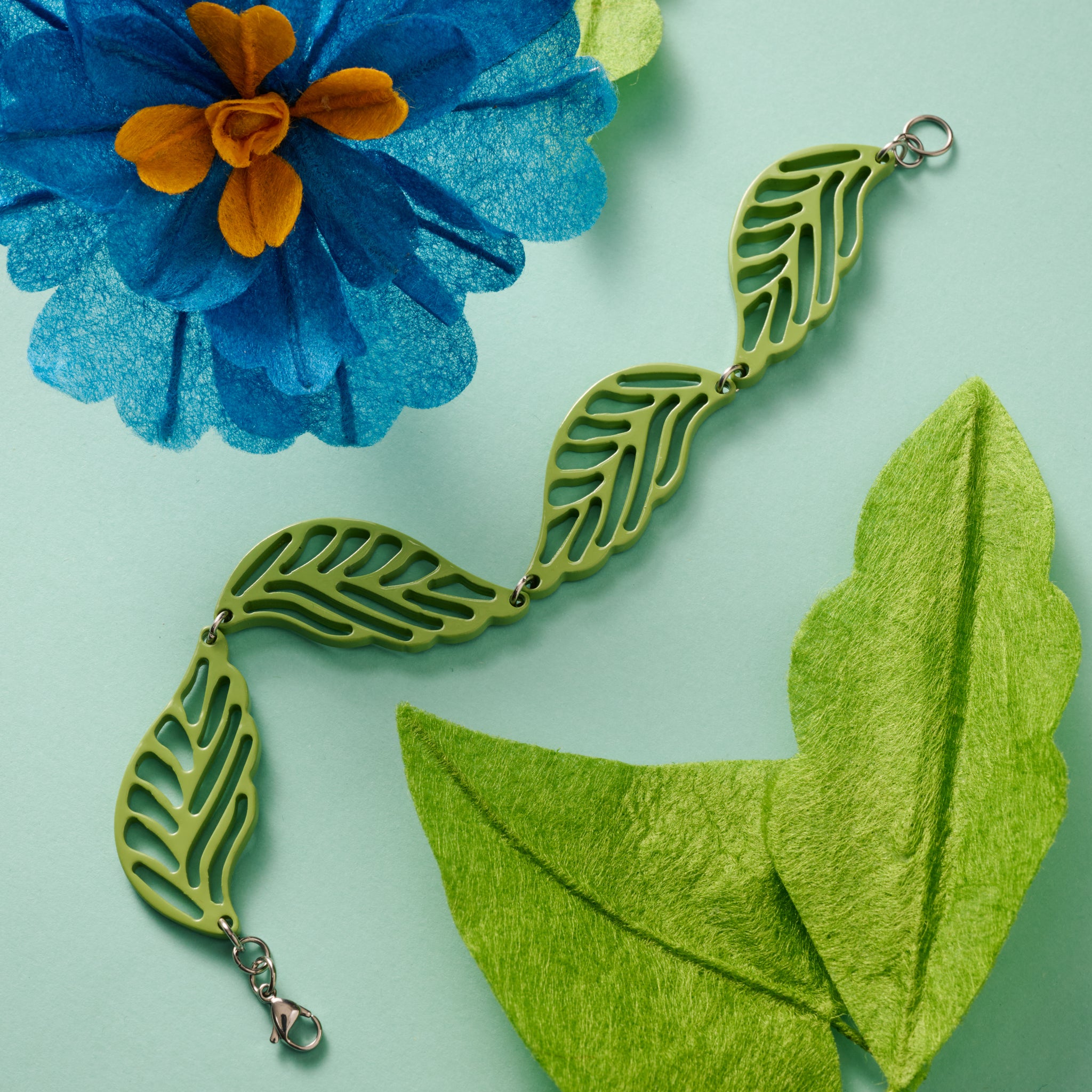 Bodhi Painted Leaves Bracelet