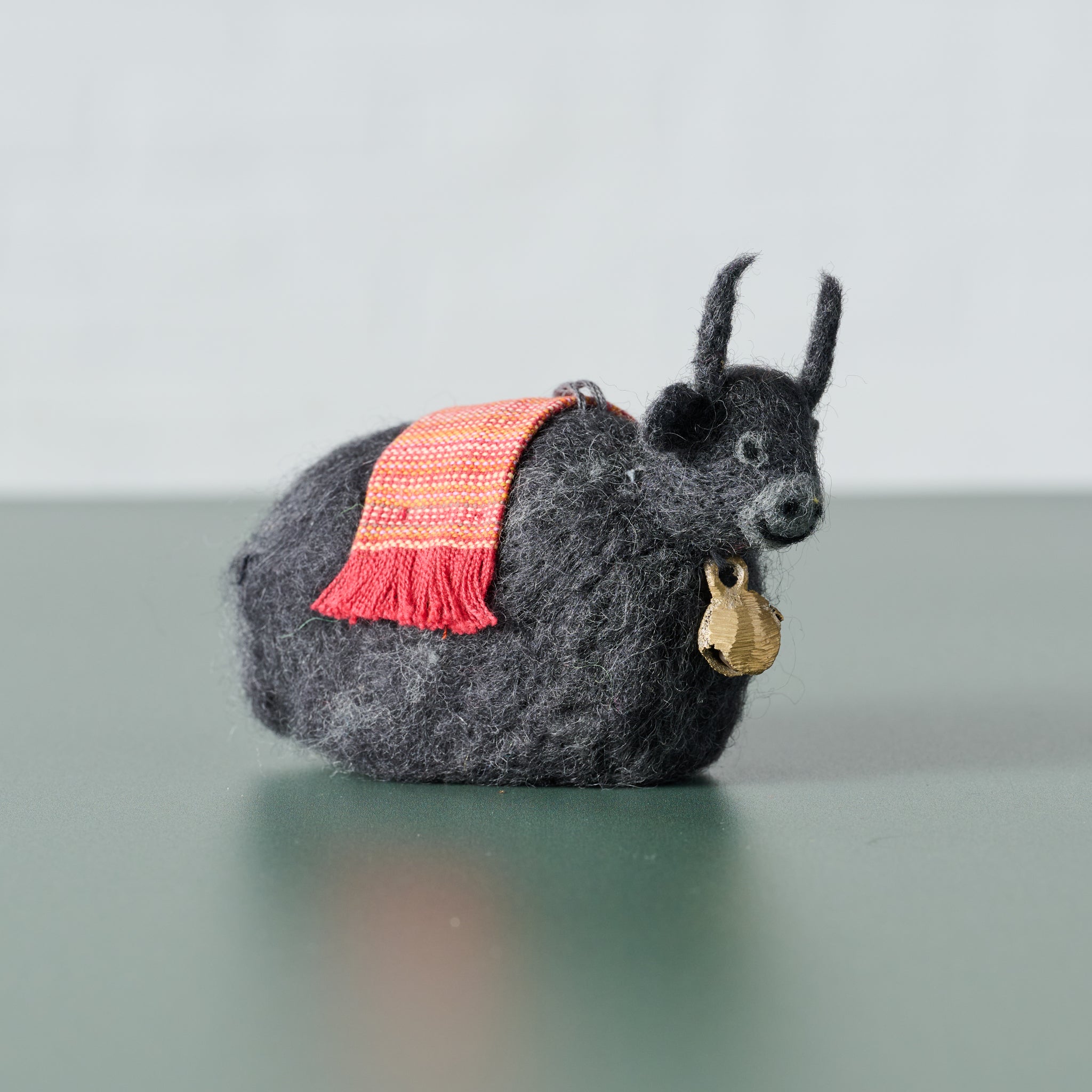 Felted Wool Yak Ornament - Ten Thousand Villages