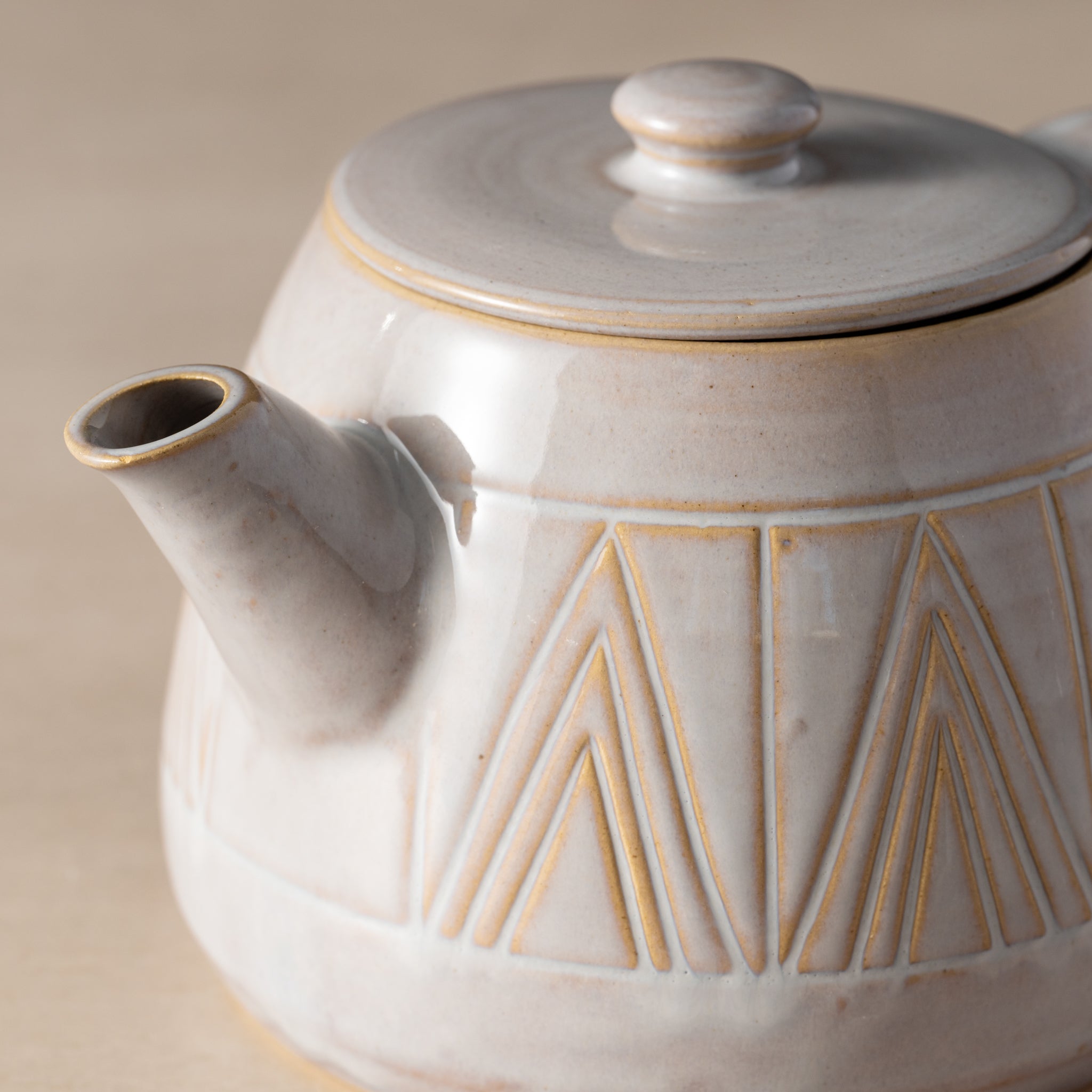 Ten Thousand Villages Mountain Peaks Teapot - Thumbnail 2