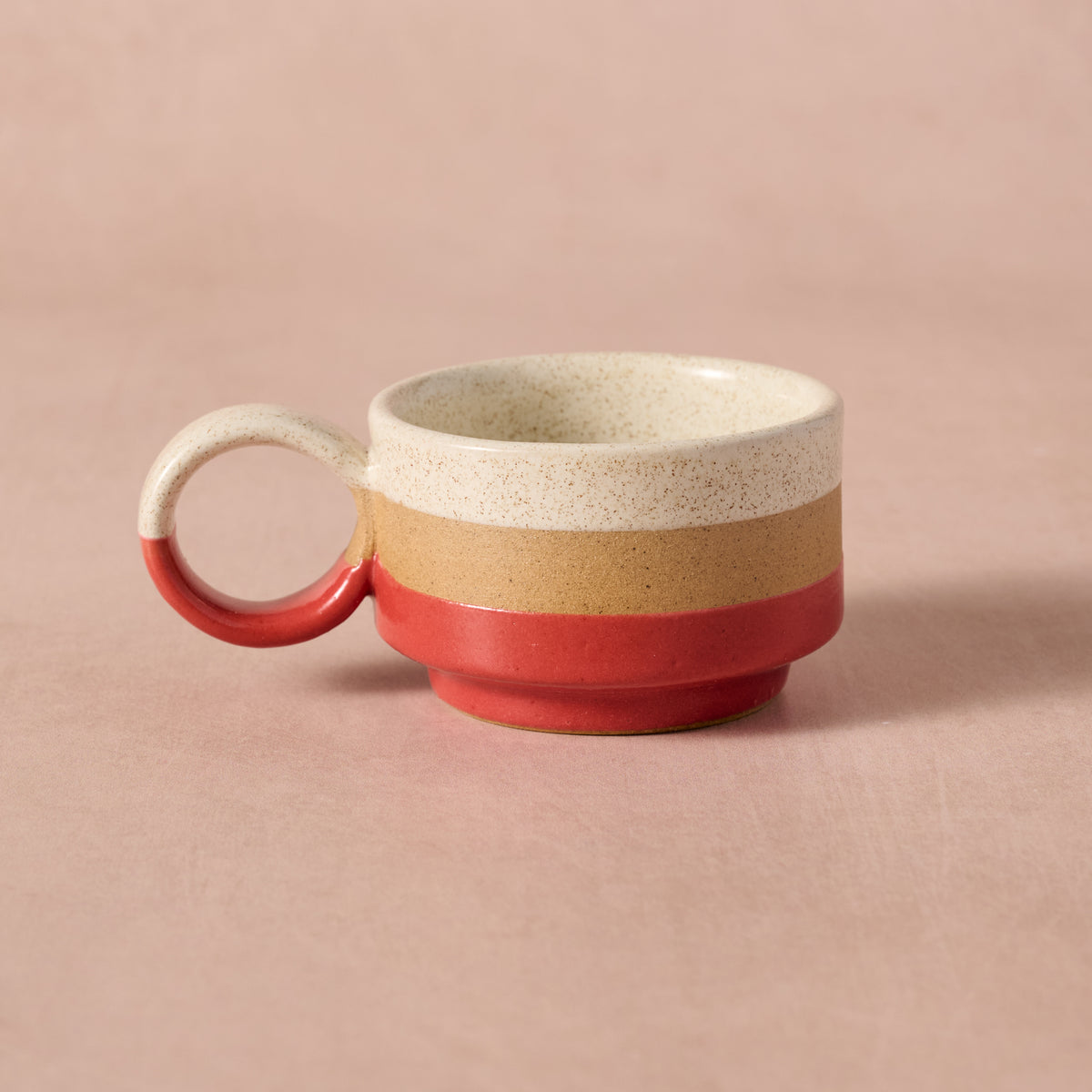 Kaphi II Stacking Espresso Mug - Multi - Set of 4 - Ten Thousand Villages