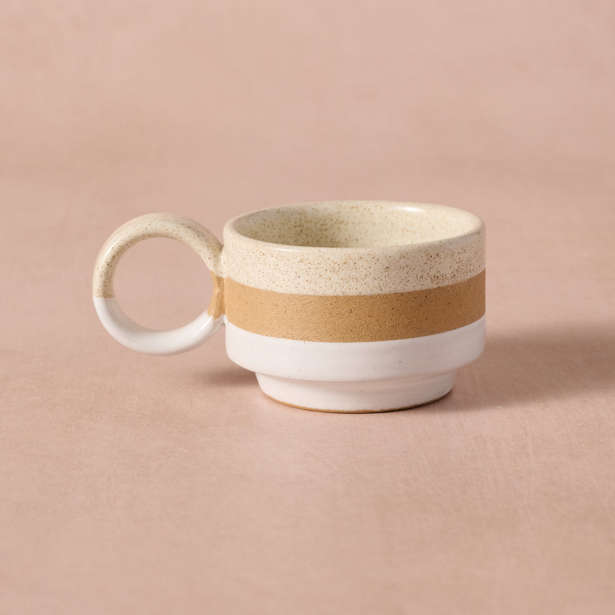 Kaphi II Stacking Espresso Mug - Multi - Set of 4 - Ten Thousand Villages