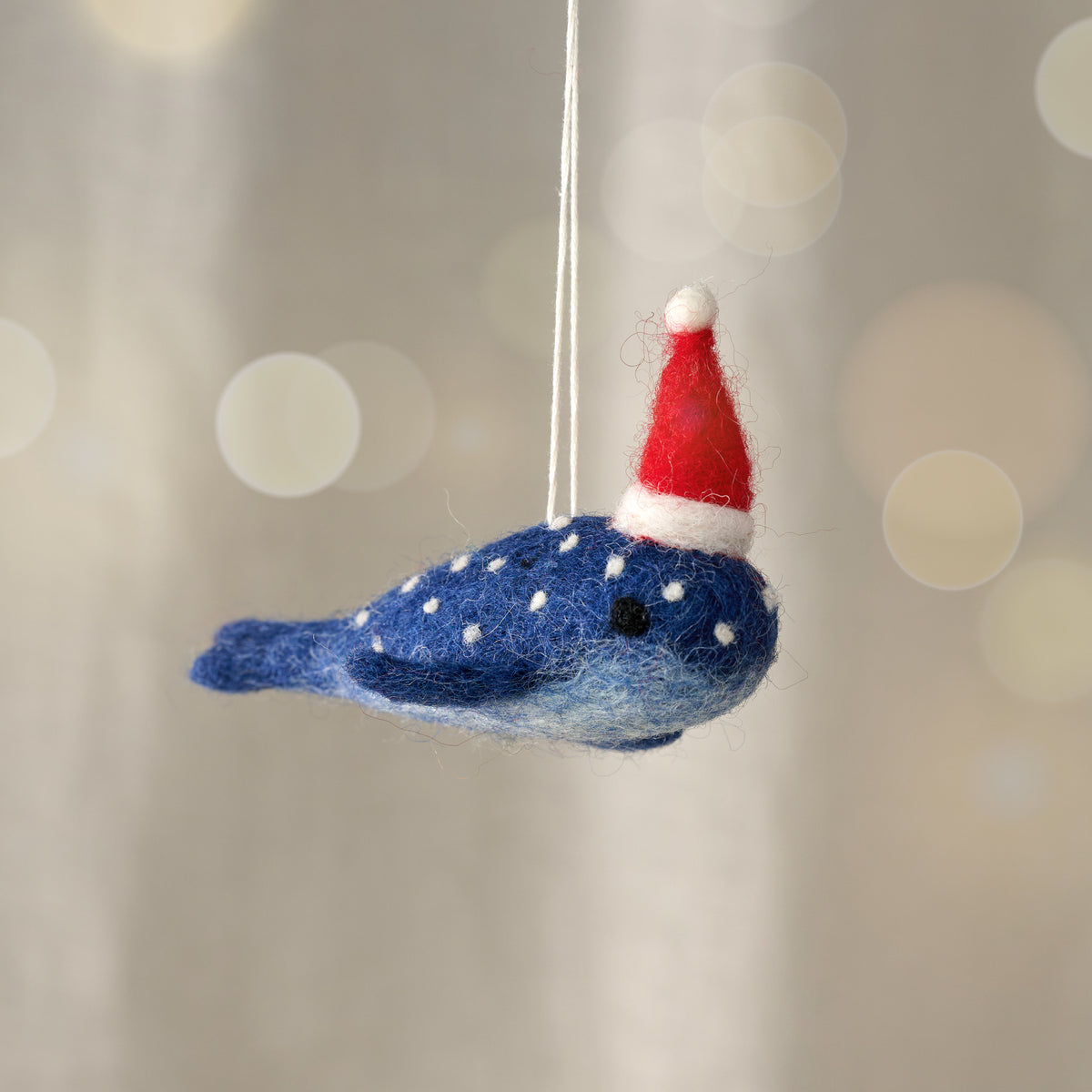 Mobi Blue Whale Ornament