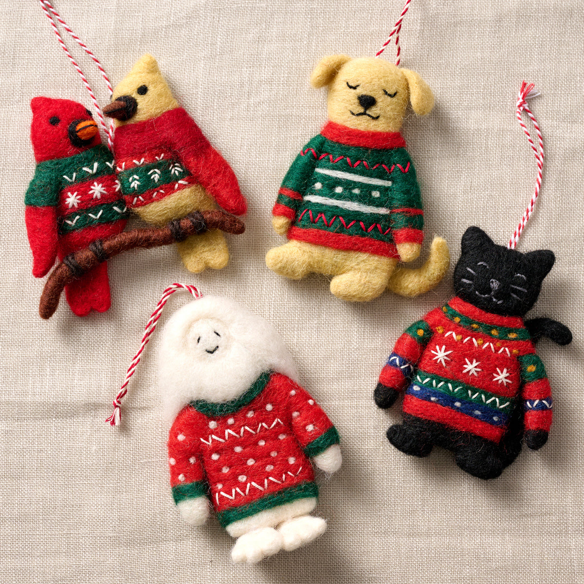 Chuti Ugly Sweater Yeti Ornament