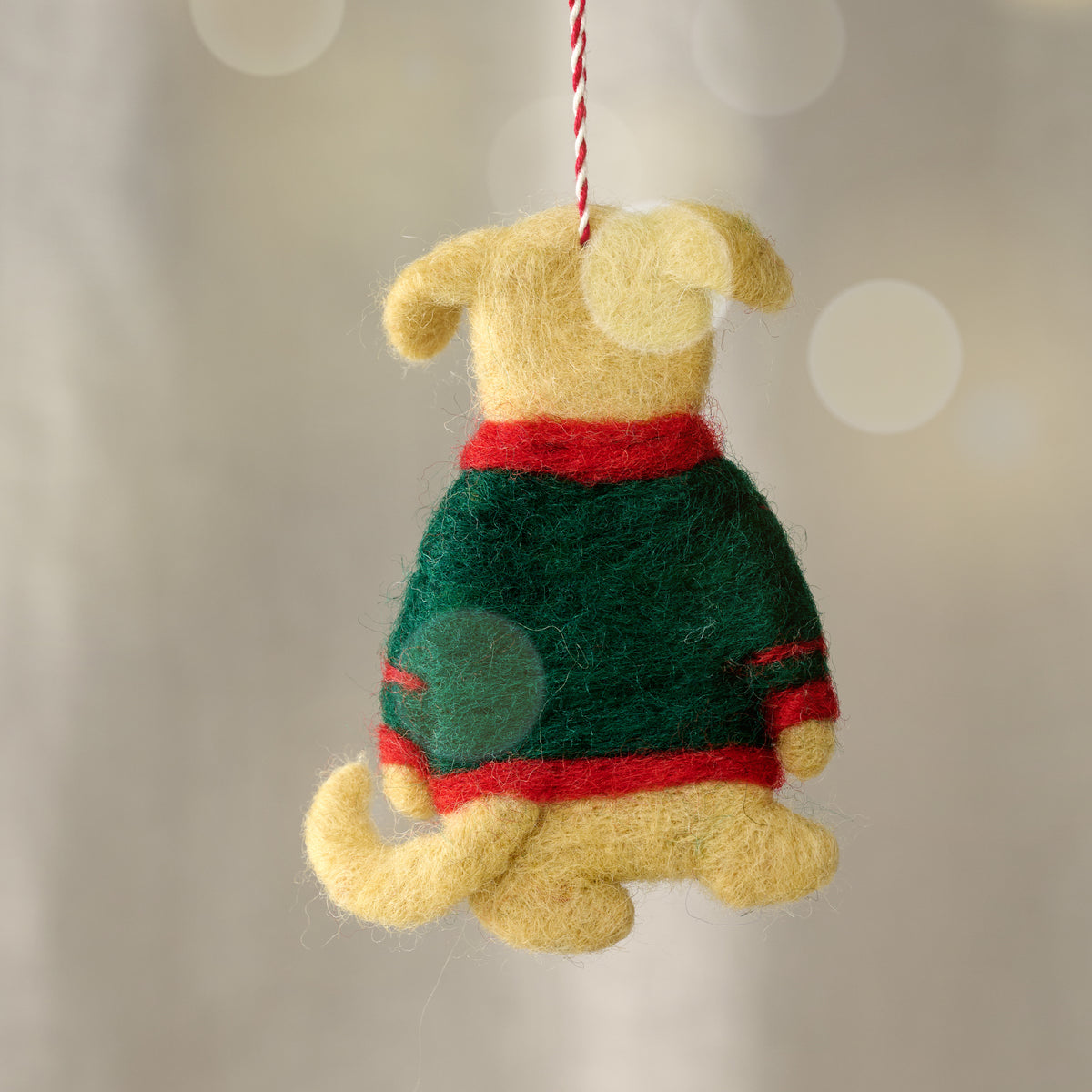 Tyana Ugly Sweater Dog Ornament