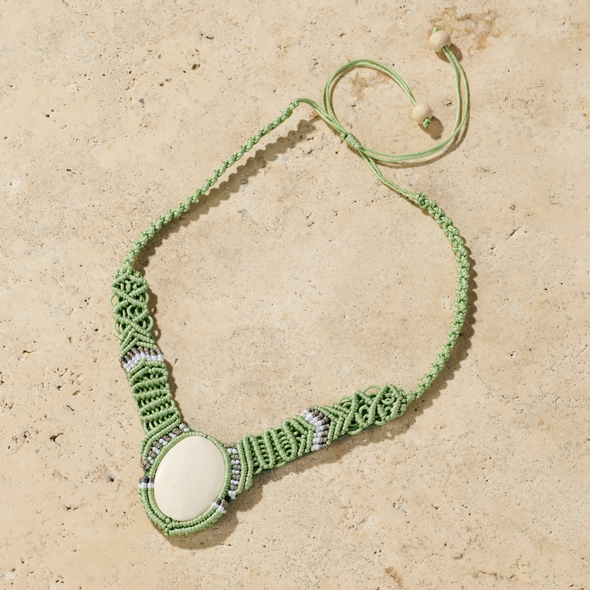 Chhaya Macrame and Bone Necklace – Ten Thousand Villages
