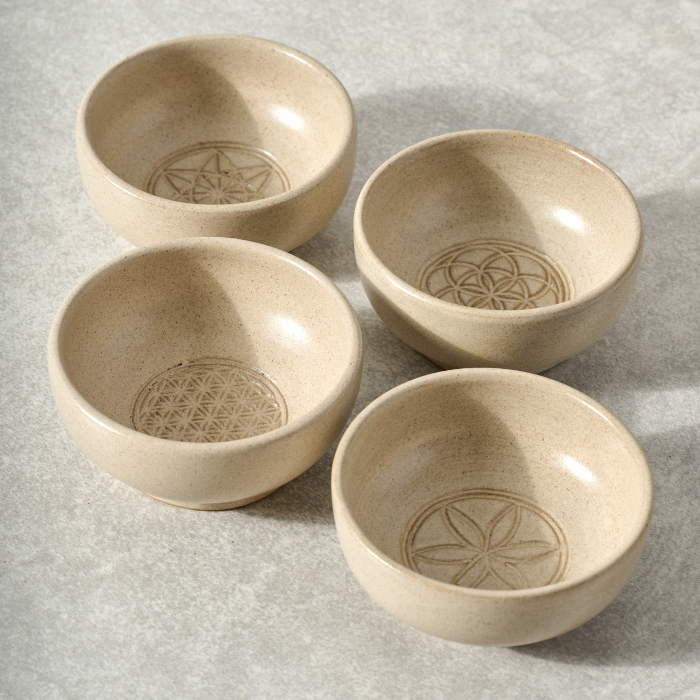 Sacred Geometry Dipping Bowl - Germ of Life - Ten Thousand Villages