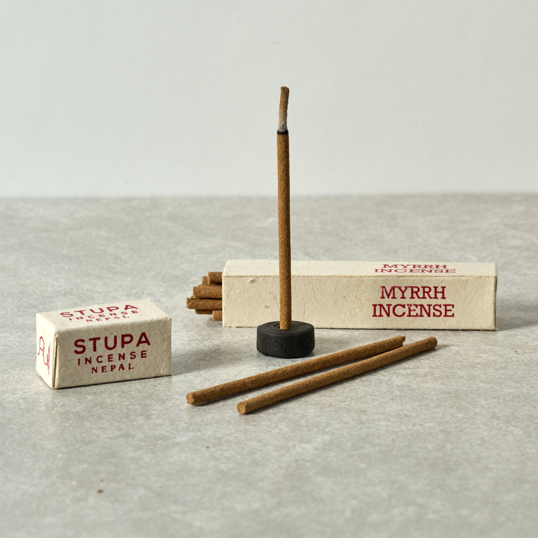 Myrrh Incense Sticks & Holder - Set of 15 - Ten Thousand Villages