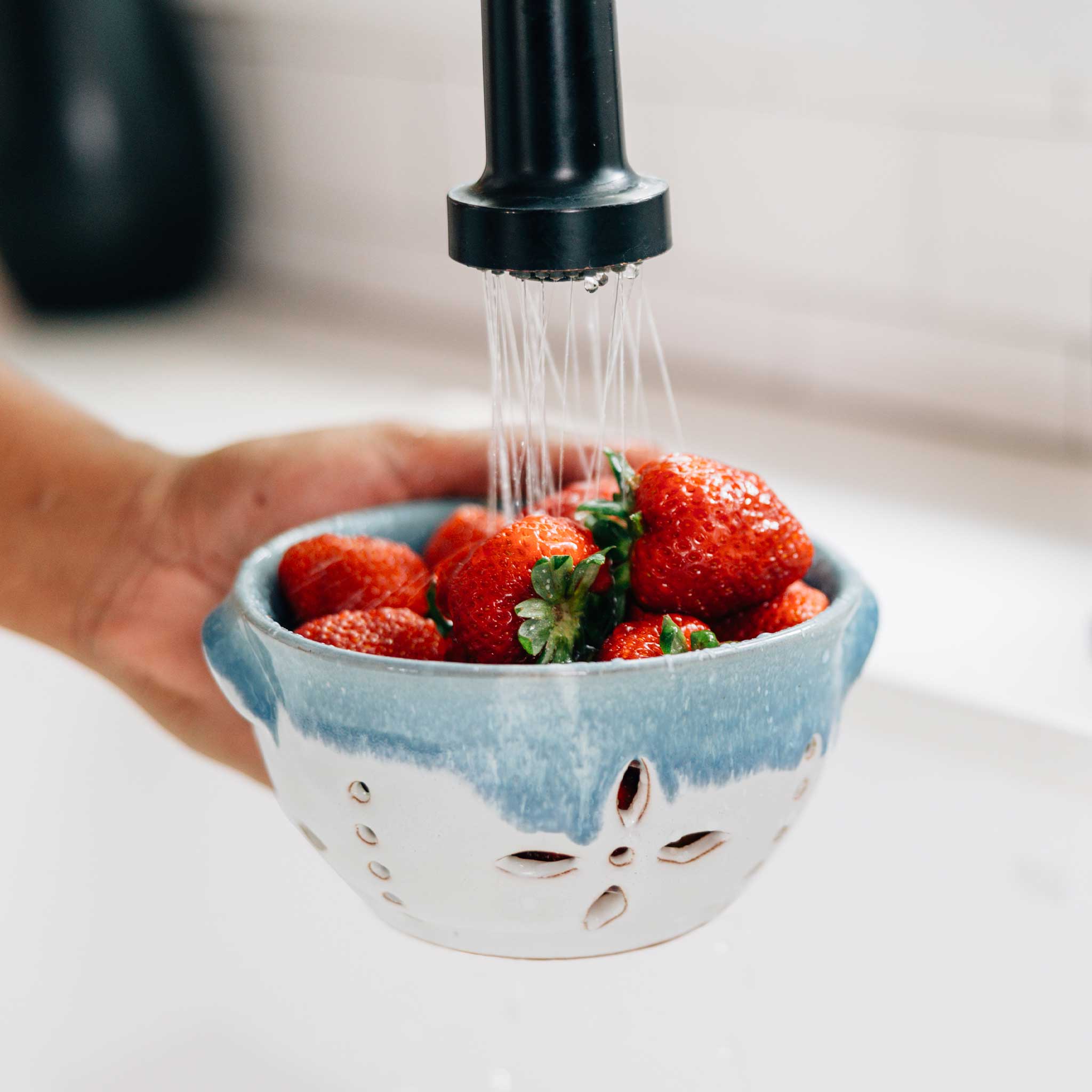 Ten Thousand Villages Berry Bowl & Colander - Thumbnail 3