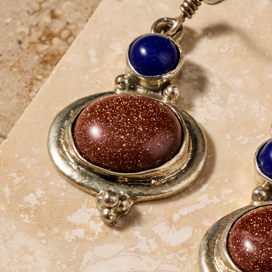 Styacka Mixed Stone Dangle Earrings