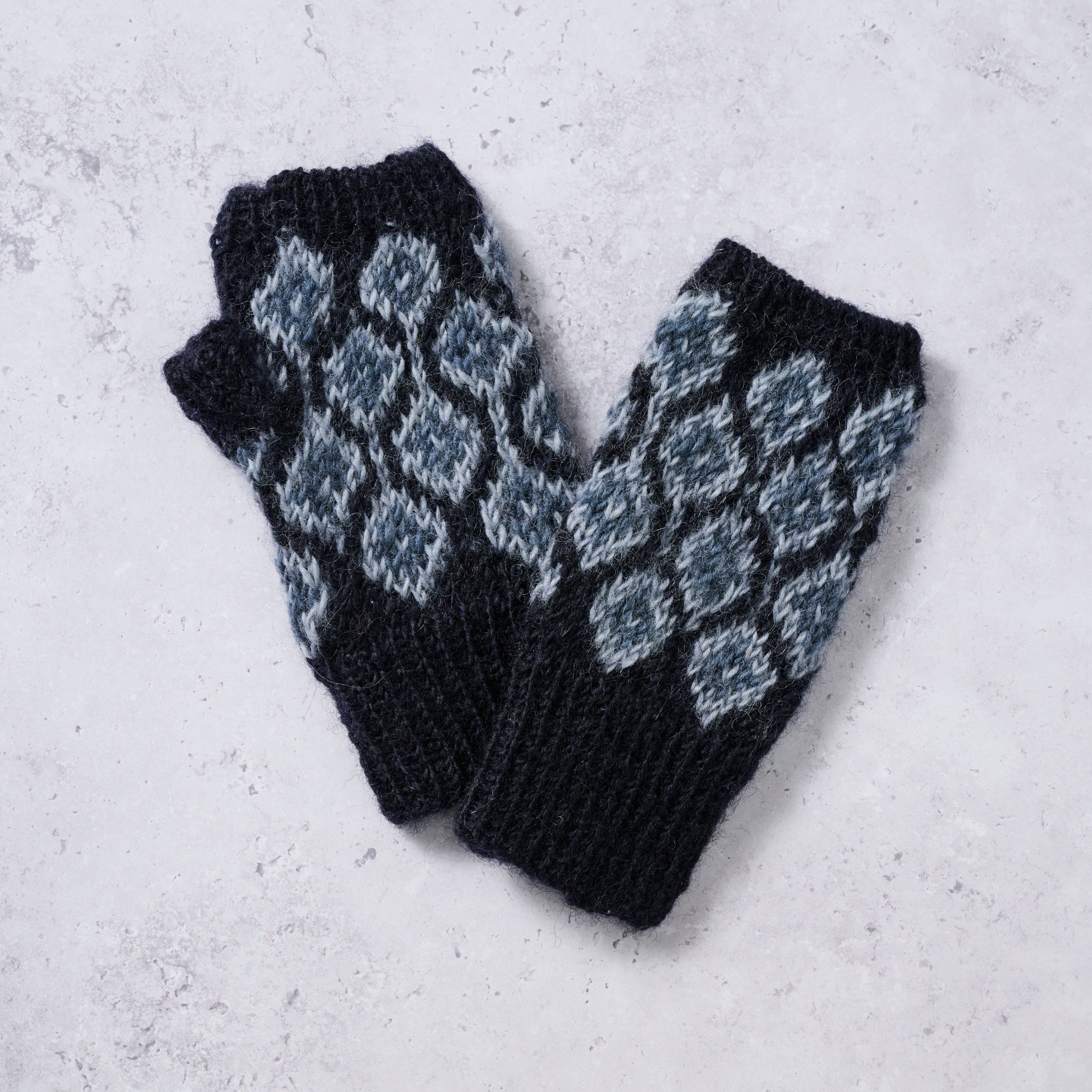 Winter Night Wool Wrist Warmers - Ten Thousand Villages