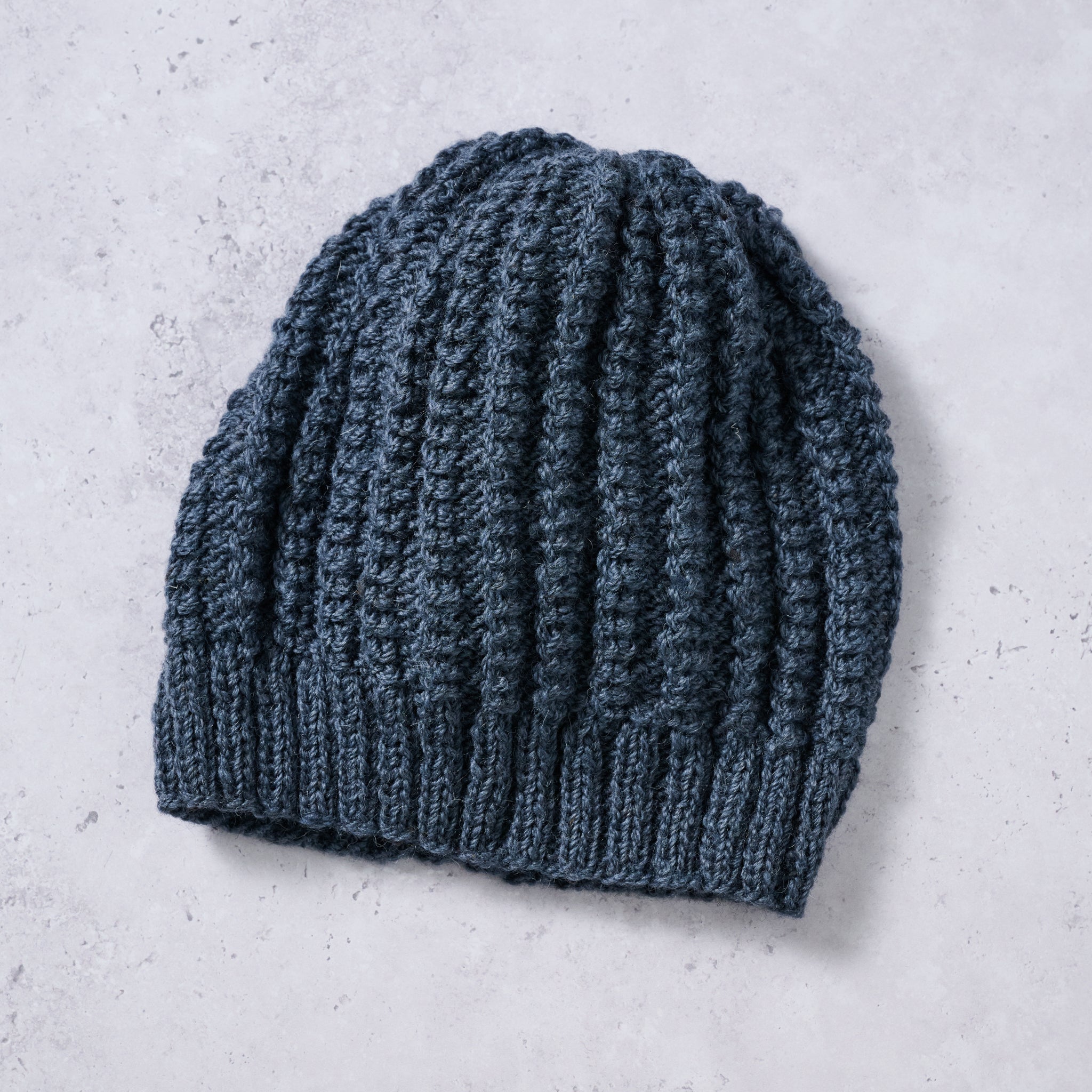 Winter Sky Ribbed Wool Hat - Ten Thousand Villages