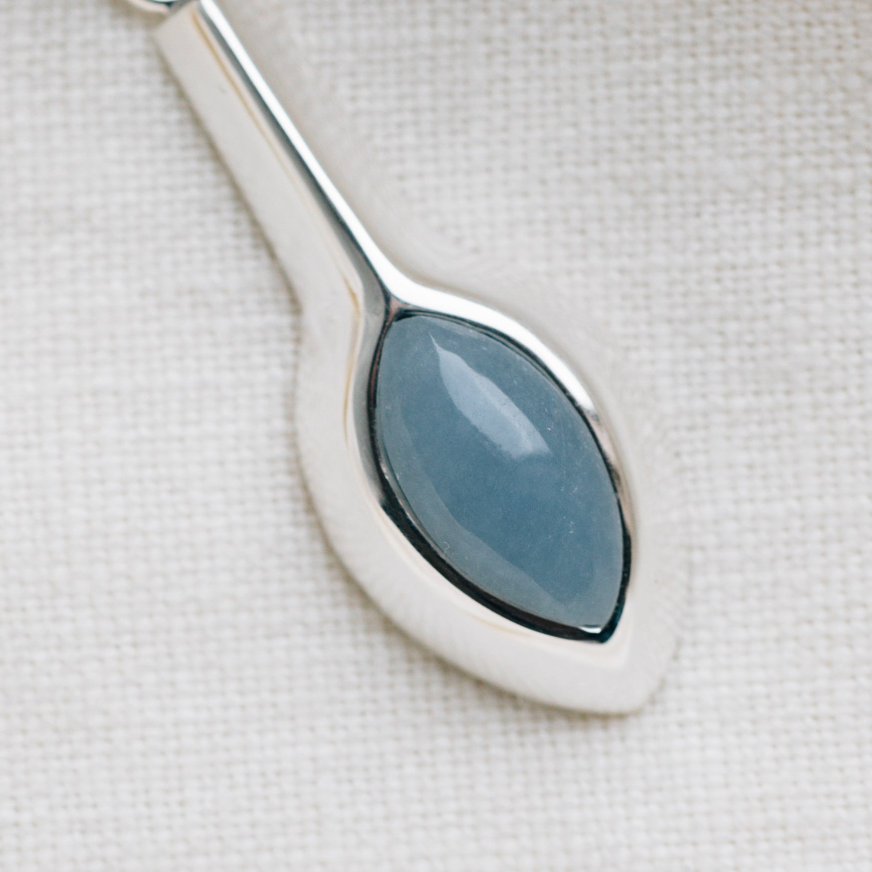 Celestial Silver Marquise Pendant Necklace - Ten Thousand Villages