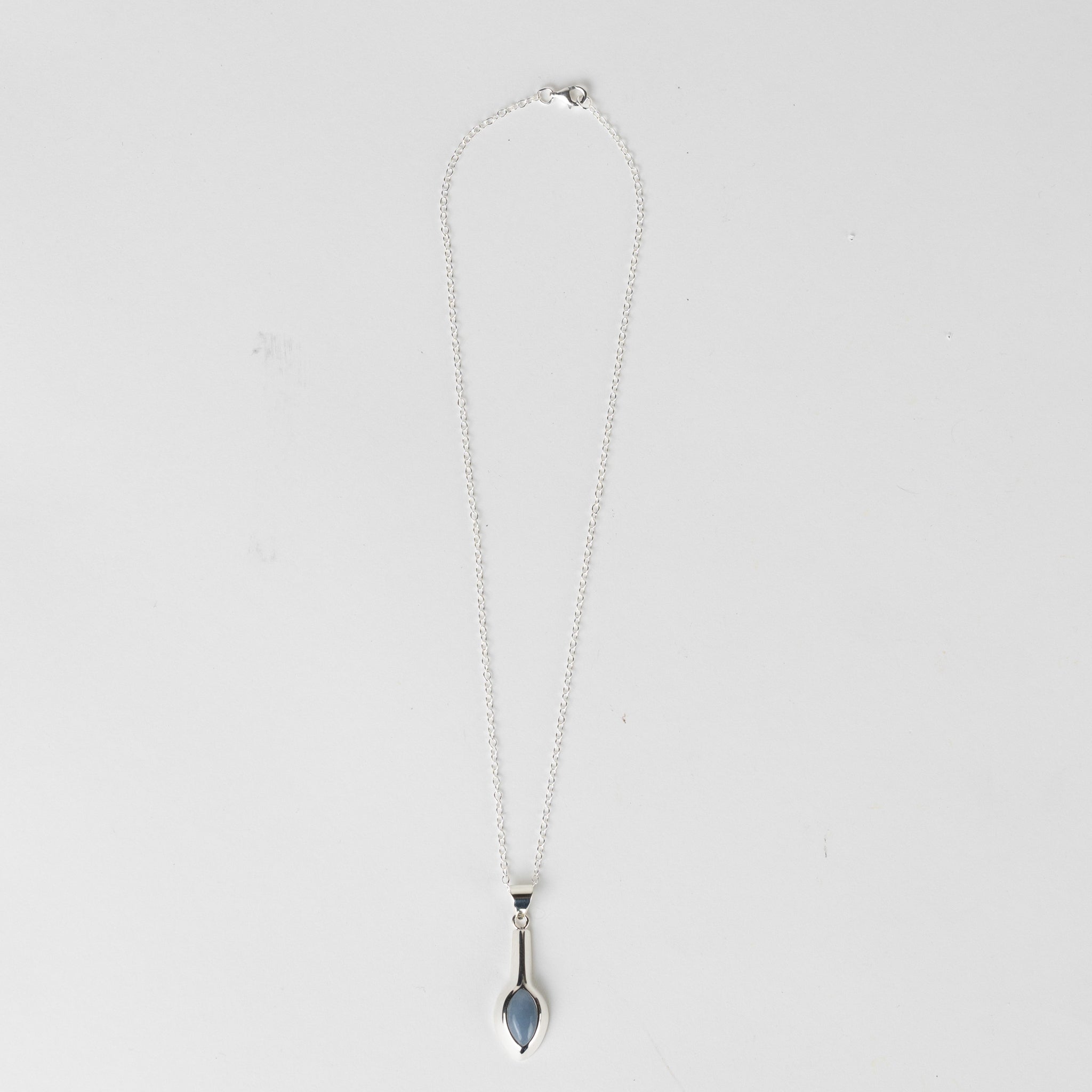 Celestial Silver Marquise Pendant Necklace - Ten Thousand Villages