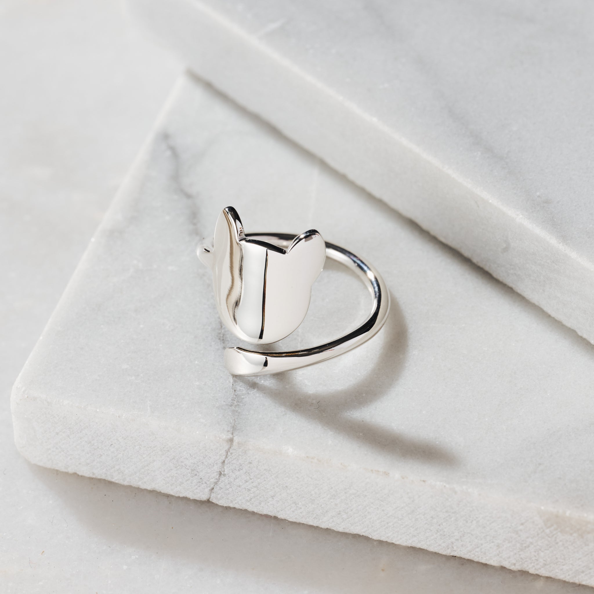 Cat Tails Sterling Silver Ring